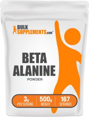 Version 1.0.0 BulkSupplements beta alanina polvo vista frontal