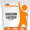 Calcio lactato BulkSupplements frasco 500 g
