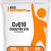 BulkSupplements CoQ10 polvo 25 g etiqueta frontal