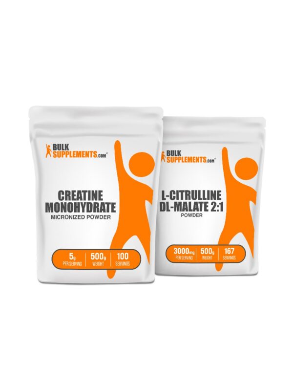 BulkSupplements creatina y citrulina frente