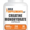Creatina monohidratada BulkSupplements frente
