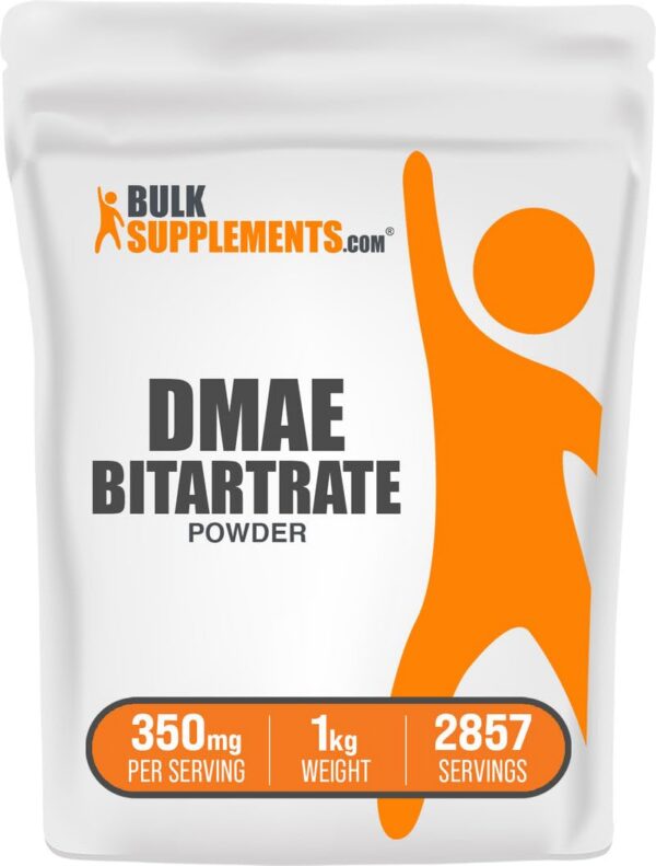 Polvo DMAE BulkSupplements en envase