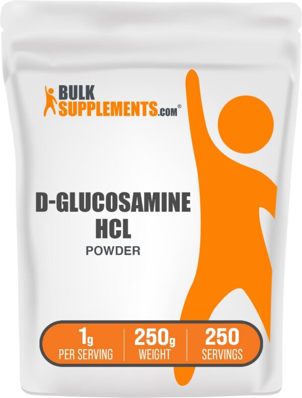 BulkSupplements glucosamina HCl polvo en frasco