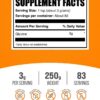 Envase BulkSupplements Glycine Powder