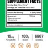 Etiqueta del producto Huperzine A BulkSupplements