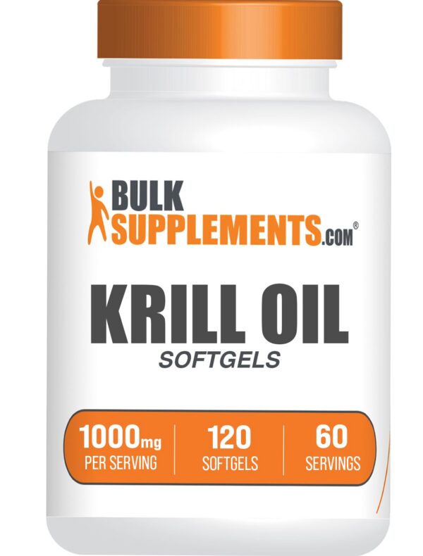 Frente de BulkSupplements Krill Oil 1000 mg