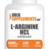 Cápsulas BulkSupplements L-Arginine HCl - frente