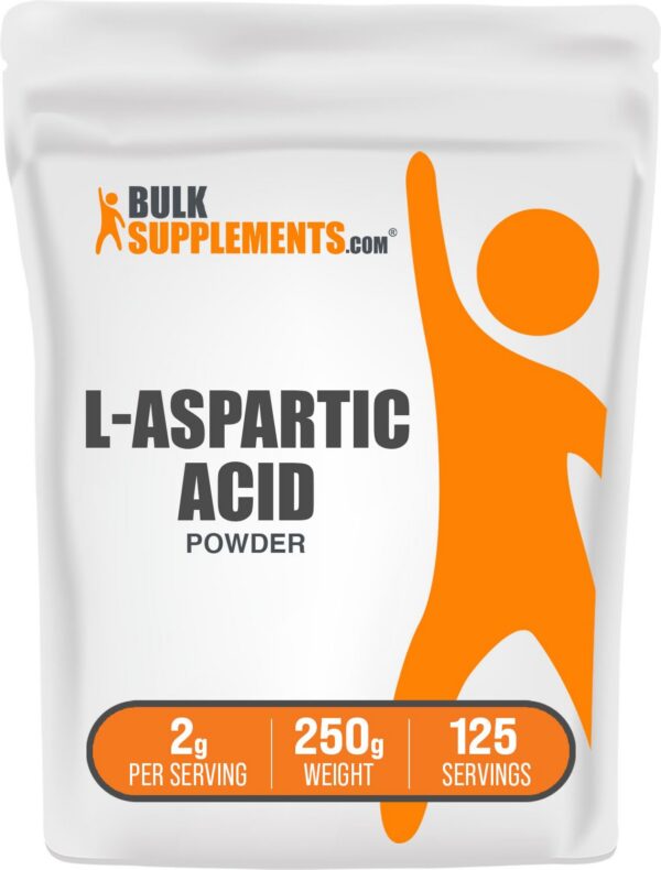 Version 1.0.0 Botella de polvo L-Aspartic Acid BulkSupplements