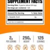 Version 1.0.0 Etiqueta del producto BulkSupplements L-Aspartic Acid