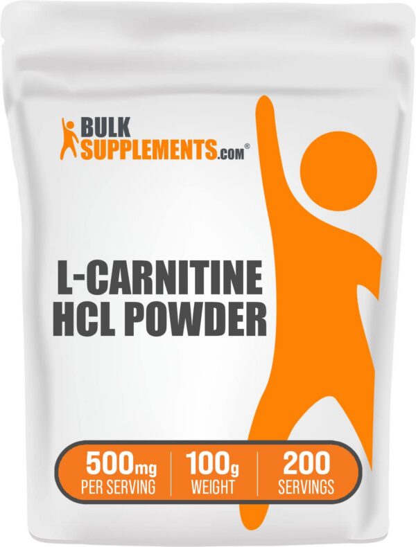 Version 1.0.0 Frente del envase BulkSupplements L-Carnitine HCl Powder