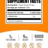 Etiqueta de L-Methionine Powder BulkSupplements