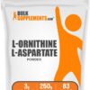 Version 1.0.0 Polvo L-ornitina L-aspartato etiqueta frontal