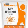 Polvo de lecitina de soja BulkSupplements