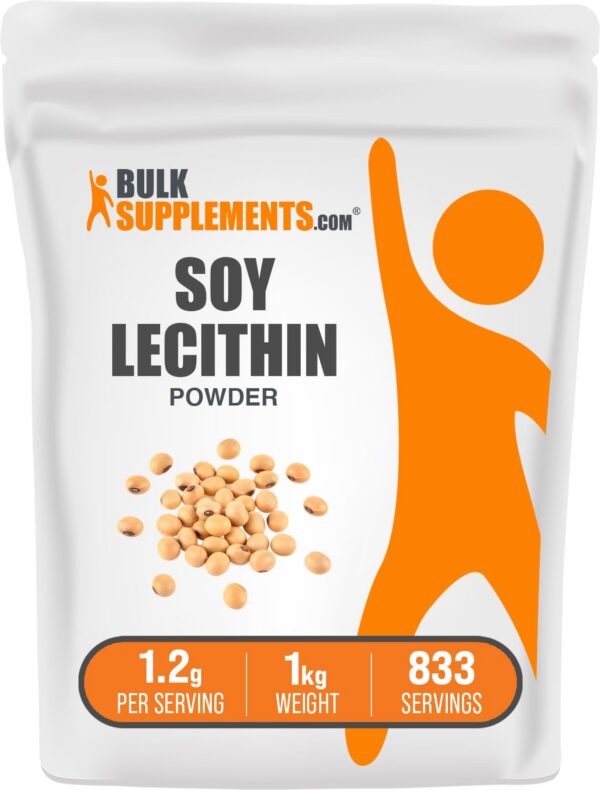 Polvo de lecitina de soja BulkSupplements