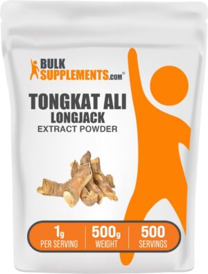 Frasco de polvo de extracto Longjack BulkSupplements
