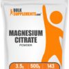 Frasco de BulkSupplements Magnesio Citrato