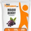 Polvo Maqui Berry frente al envase