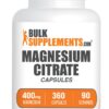 Version 1.0.0 Frente del envase BulkSupplements Magnesium Citrate Capsules