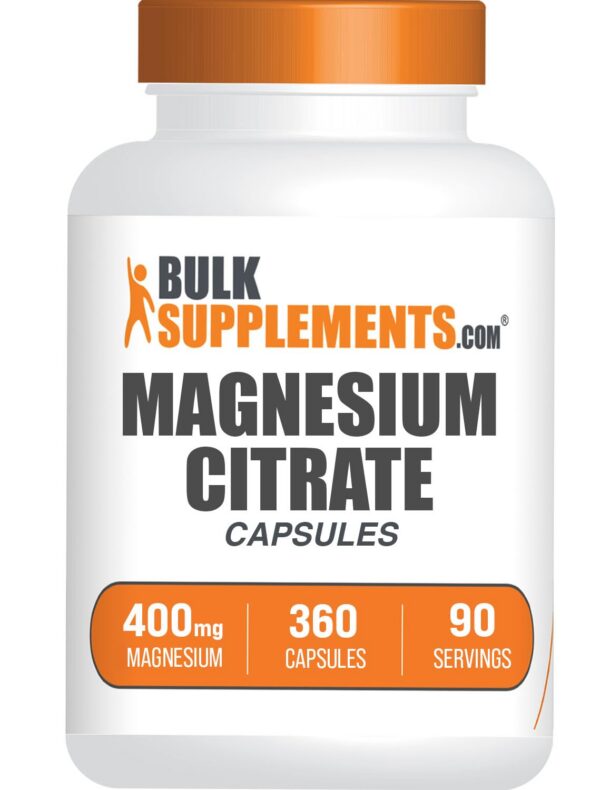 Version 1.0.0 Frente del envase BulkSupplements Magnesium Citrate Capsules