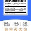 Etiqueta BulkSupplements N-Acetyl L-Carnosine