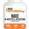 Frente de envase BulkSupplements NAC 1000mg