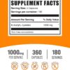 Etiqueta NAC 1000mg BulkSupplements
