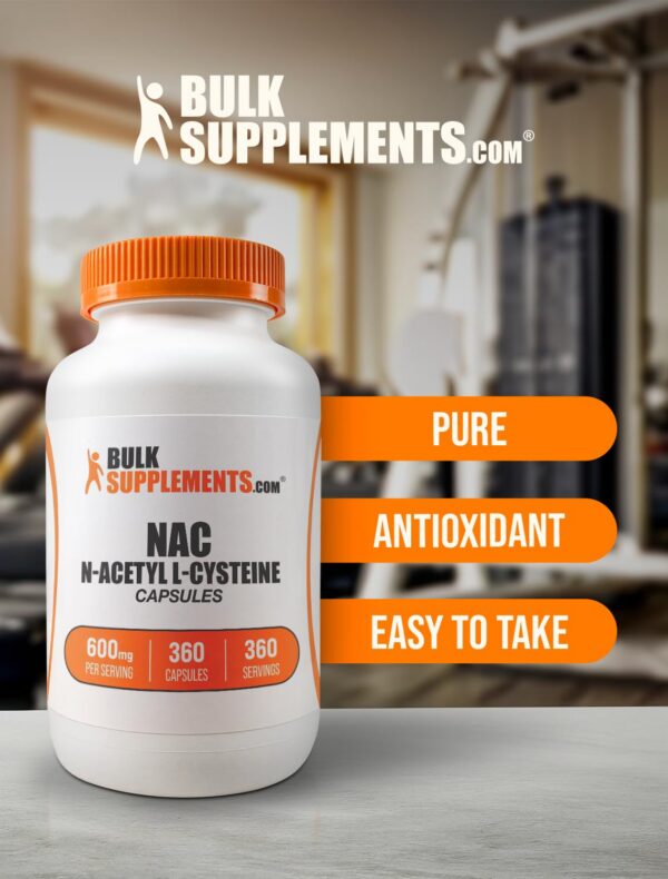 Cápsulas NAC 600 mg en frasco