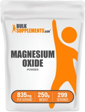 Version 1.0.0 BulkSupplements polvo de óxido de magnesio 250 g
