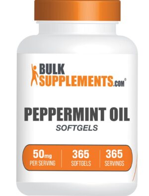 Frasco de Peppermint Oil Softgels 50 mg