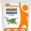 Frente del envase BulkSupplements Polvo de bambú orgánico