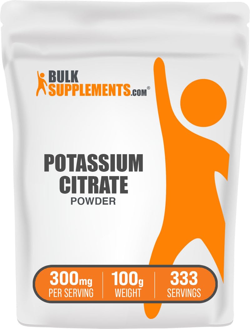 BulkSupplements Potassium Citrate, 310 mg