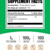 Etiqueta de resveratrol BulkSupplements detalle