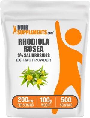 Frente de Rhodiola Extract Powder BulkSupplements