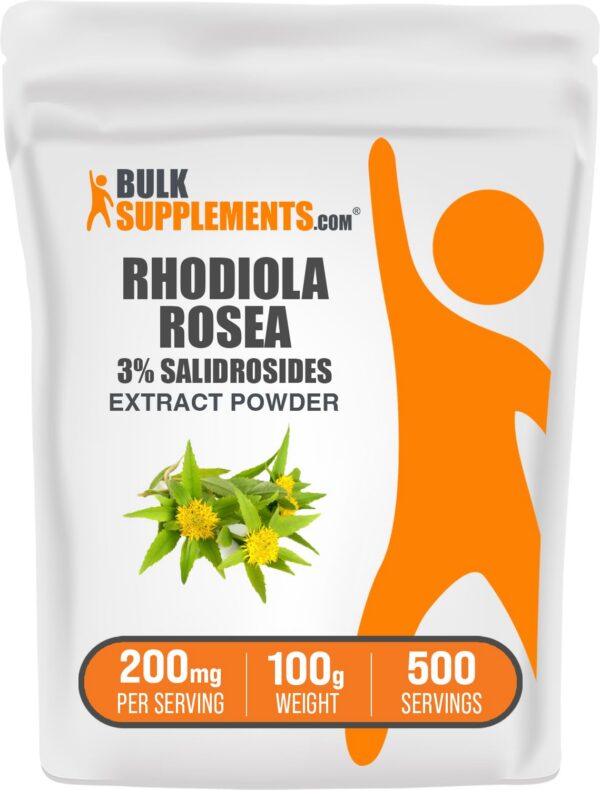 Frente de Rhodiola Extract Powder BulkSupplements