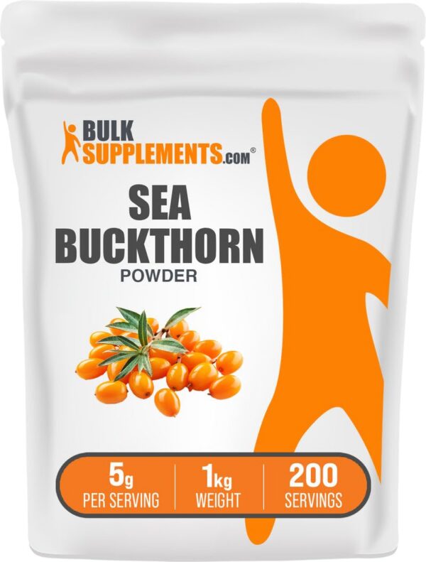 Frente del producto BulkSupplements Sea Buckthorn Powder