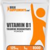 BulkSupplements tiamina mononitrato polvo etiqueta frontal