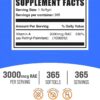 Frasco de Vitamina A 10000 UI Softgels BulkSupplements