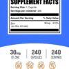Cápsulas de zinc citrato de 30 mg