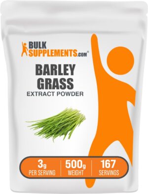 Polvo extracto de cebada BulkSupplements bolsa 500 gramos