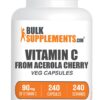 Capsulas de vitamina C de Acerola BulkSupplements