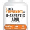 Frasco BulkSupplements Acido D-aspartico