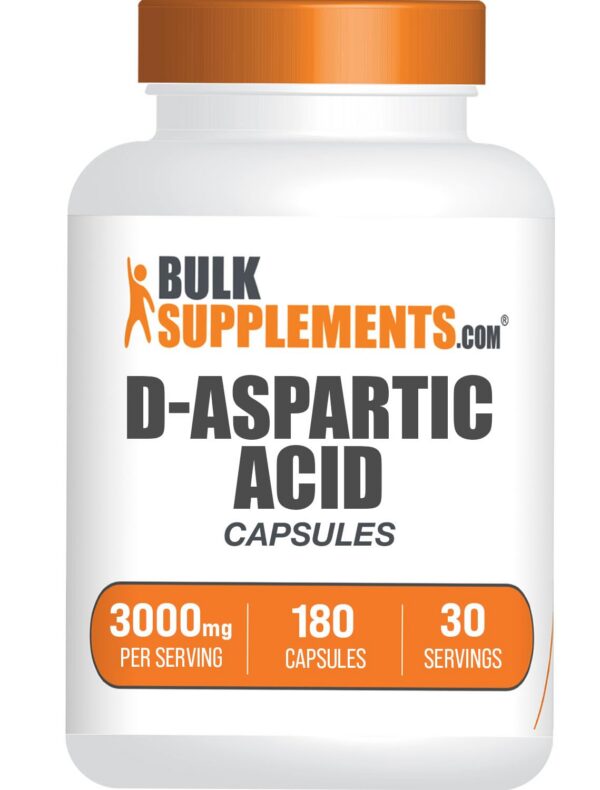 Frasco BulkSupplements Acido D-aspartico