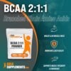 Polvo BCAA 2:1:1 con mezcla de ingredientes