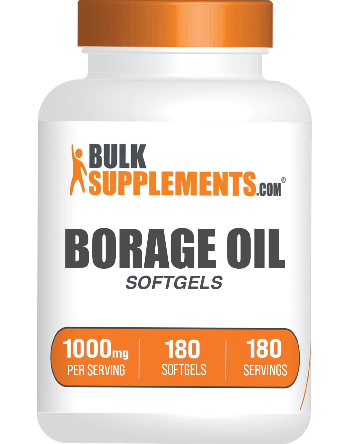 BulkSupplements Borage Oil, 1000 mg
