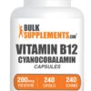 Version 1.0.0 BulkSupplements cápsulas vitamina b12 200 mcg frasco