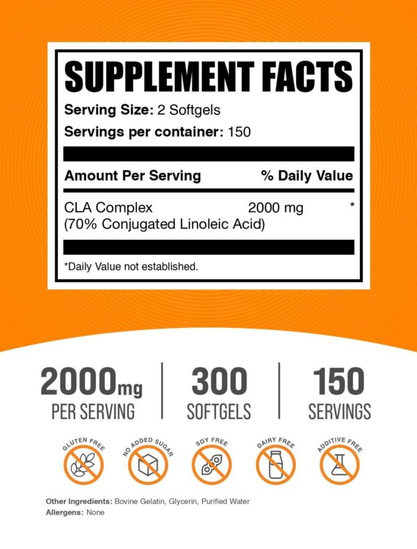Frasco de CLA BulkSupplements