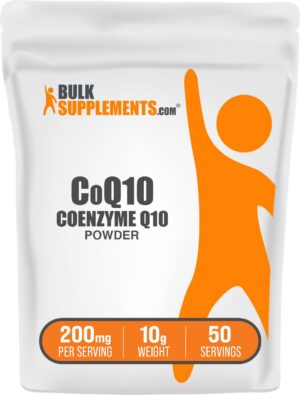 Polvo CoQ10 200 mg BulkSupplements