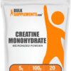 BulkSupplements creatina monohidrato frasco frontal