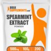 Version 1.0.0 BulkSupplements extracto de menta verde en polvo paquete frontal