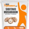 BulkSupplements extracto hongos shiitake polvo envase frontal